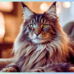 Full grown Maine Coon cat