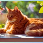 maine coon orange cat​