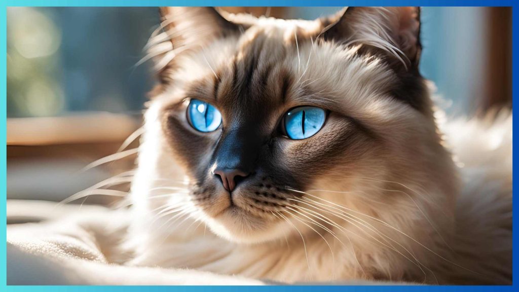 Fluffy Siamese cat breed