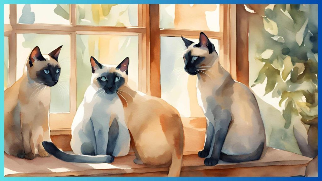 Kinds of Siamese cats