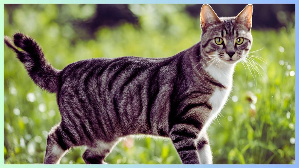 Short hair Maine Coon cat