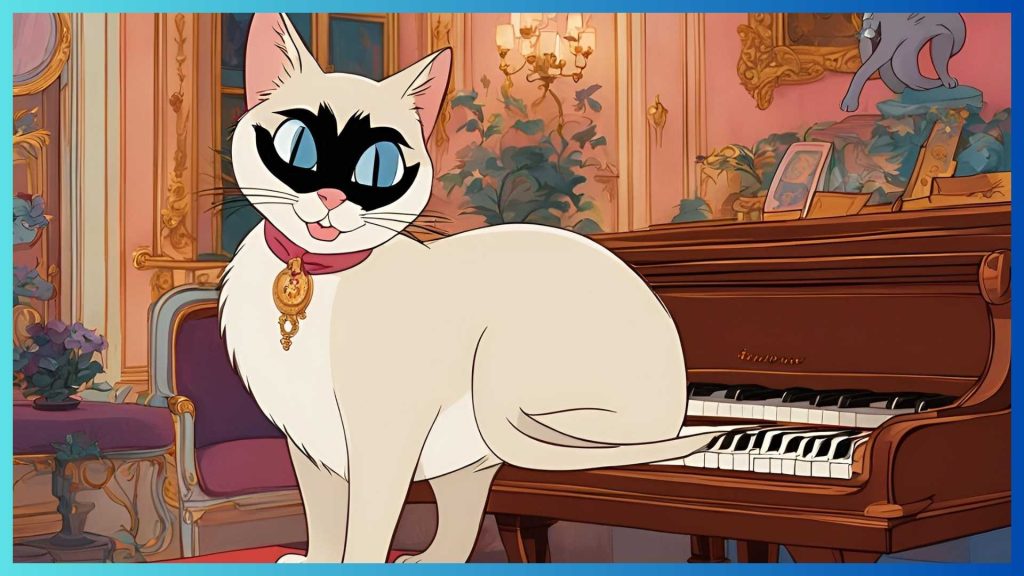 Aristocats siamese cat