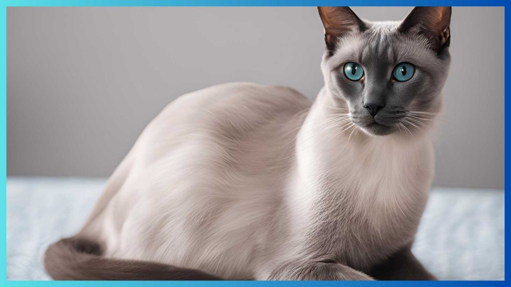 Grey Siamese Cat