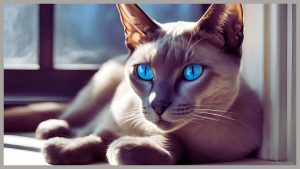 Grey Siamese Cat