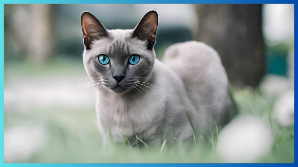 Grey Siamese Cat