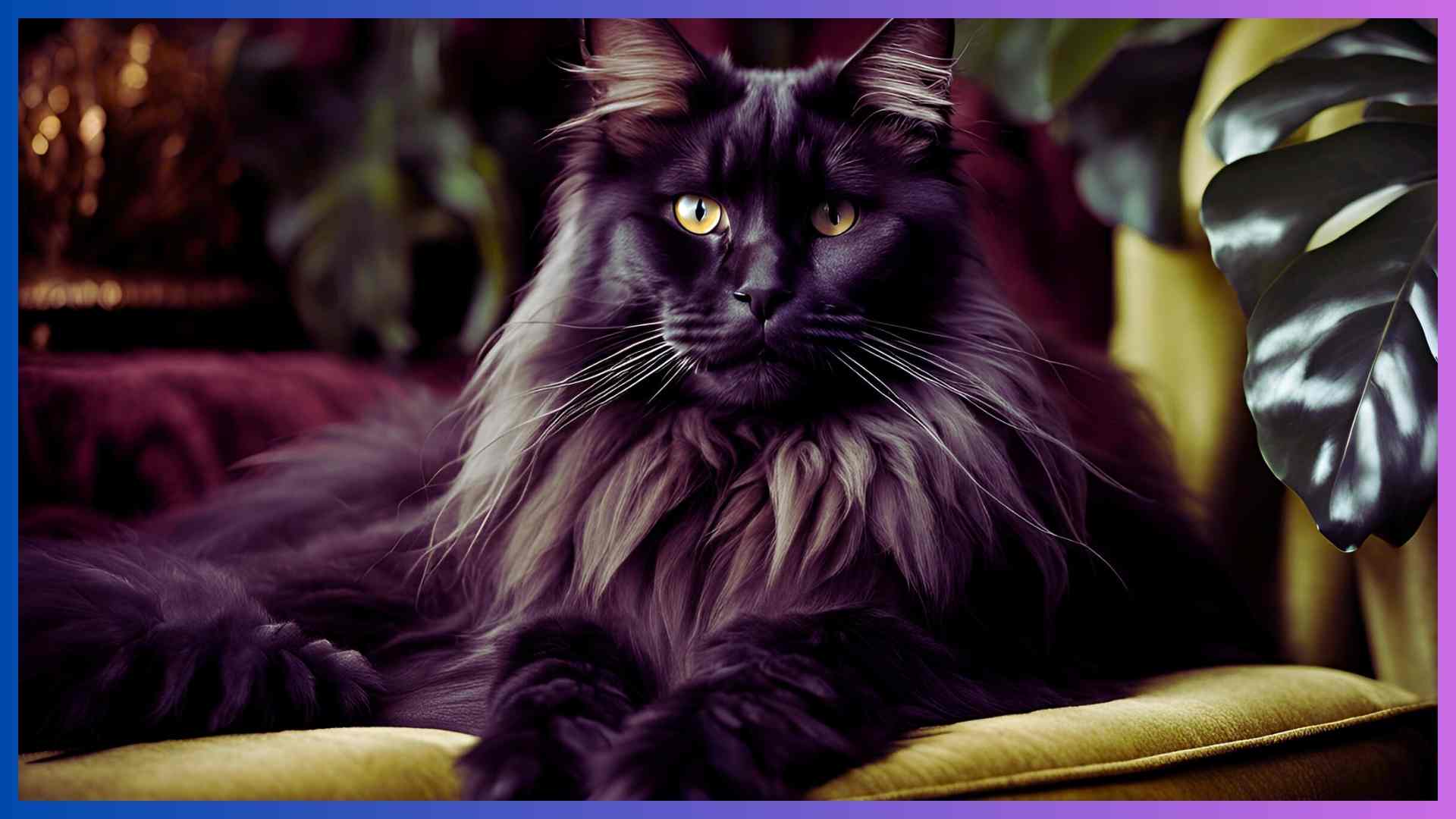 Black Smoke Maine Coon