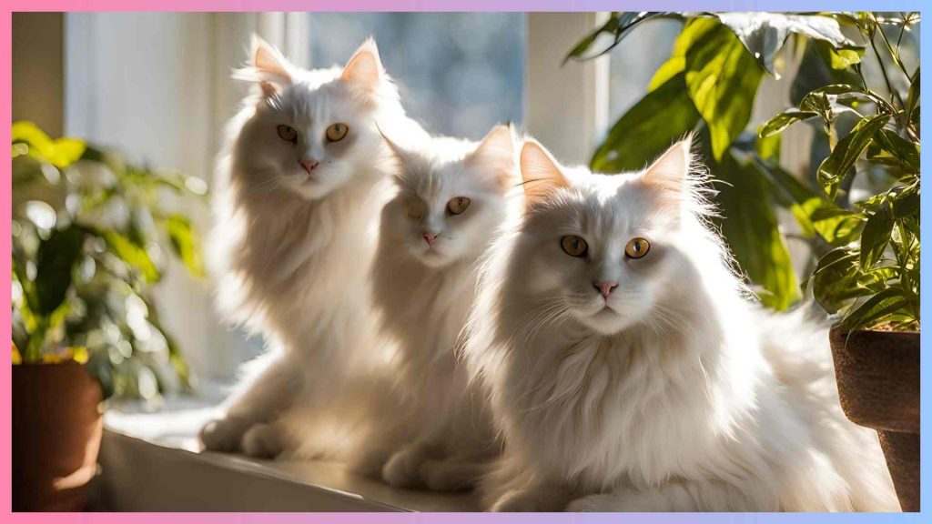 White Siberian Cat