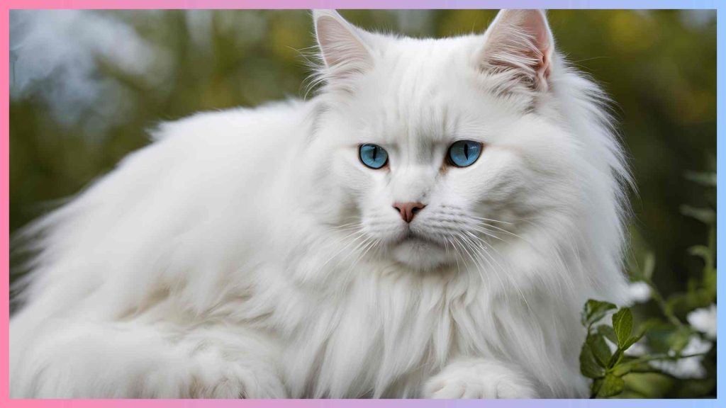 White Siberian Cat