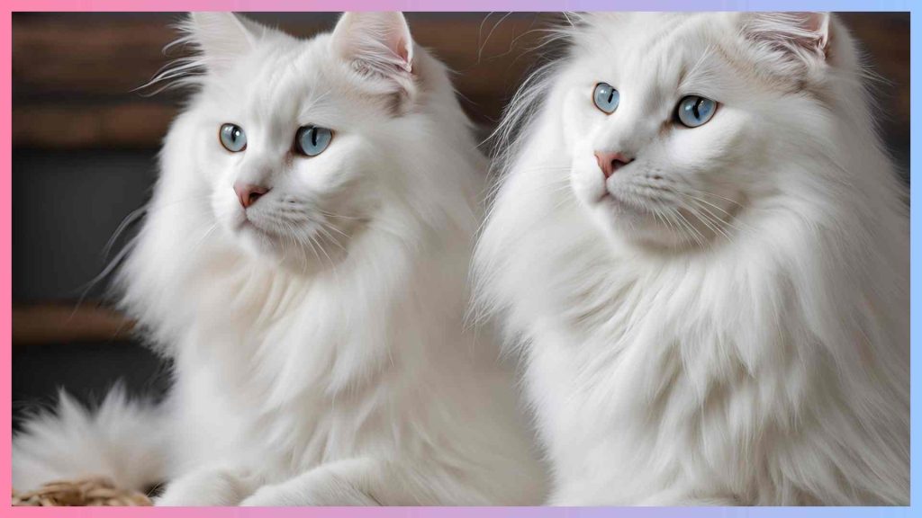 White Siberian Cat